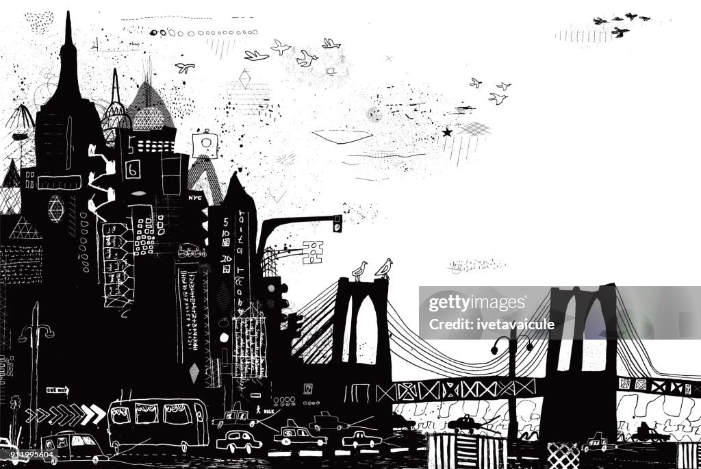 Ilustração do vetor de Nova York