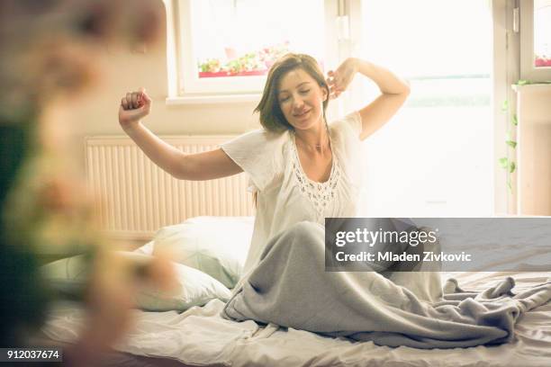 sunny morning. - duvet inners stock pictures, royalty-free photos & images