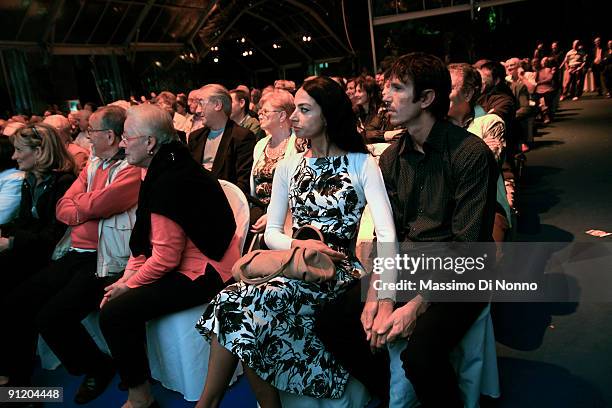 Freedom Party supporters attend at the "Festa Della Liberta": Italian Party Of Freedom Festival on September 26, 2009 in Milan, Italy. Italian Party...