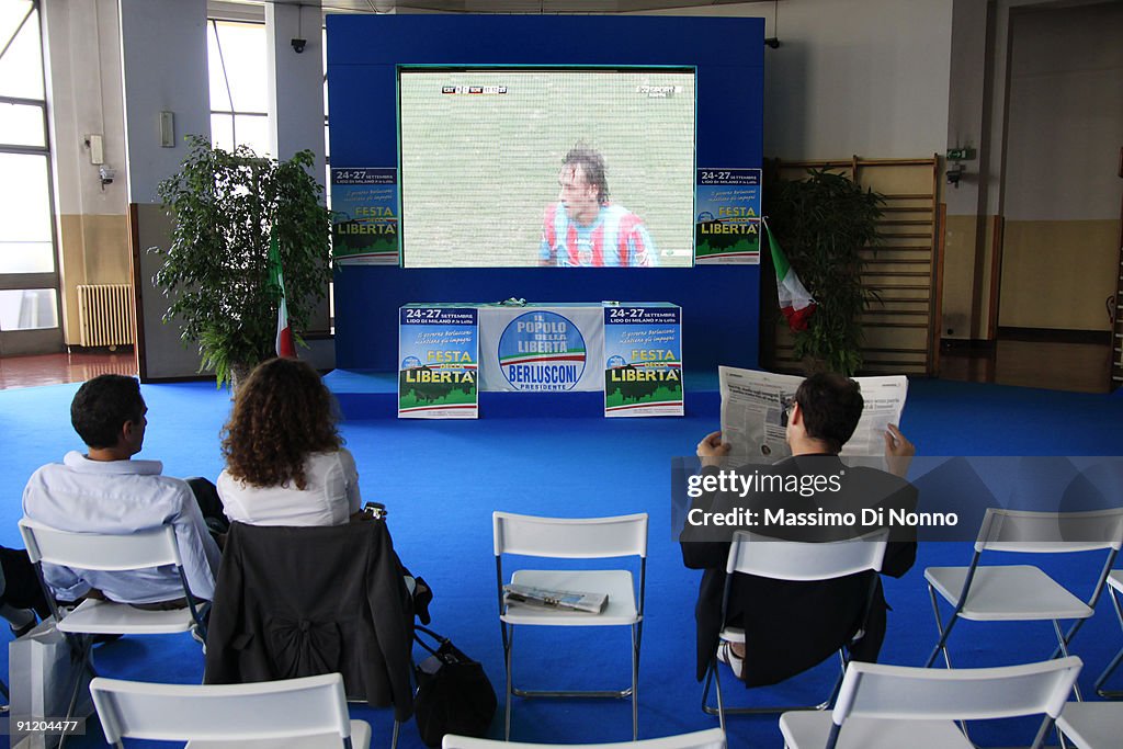 "Festa Della Liberta": Italian Party Of Freedom (PDL) Festival