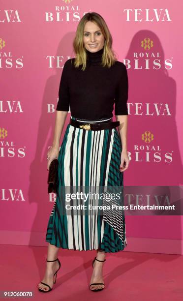 Andrea Pascual attends the 'Telva Awards' 30th Anniversary on January 29, 2018 in Madrid, Spain.