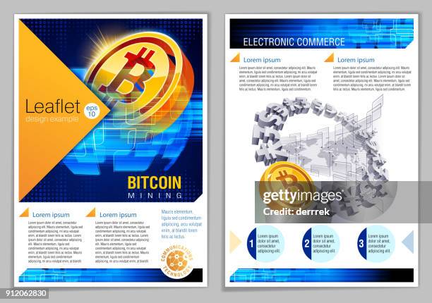 global finance bitcoin - changing world stock illustrations