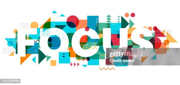 focus design - vision stock illustrations