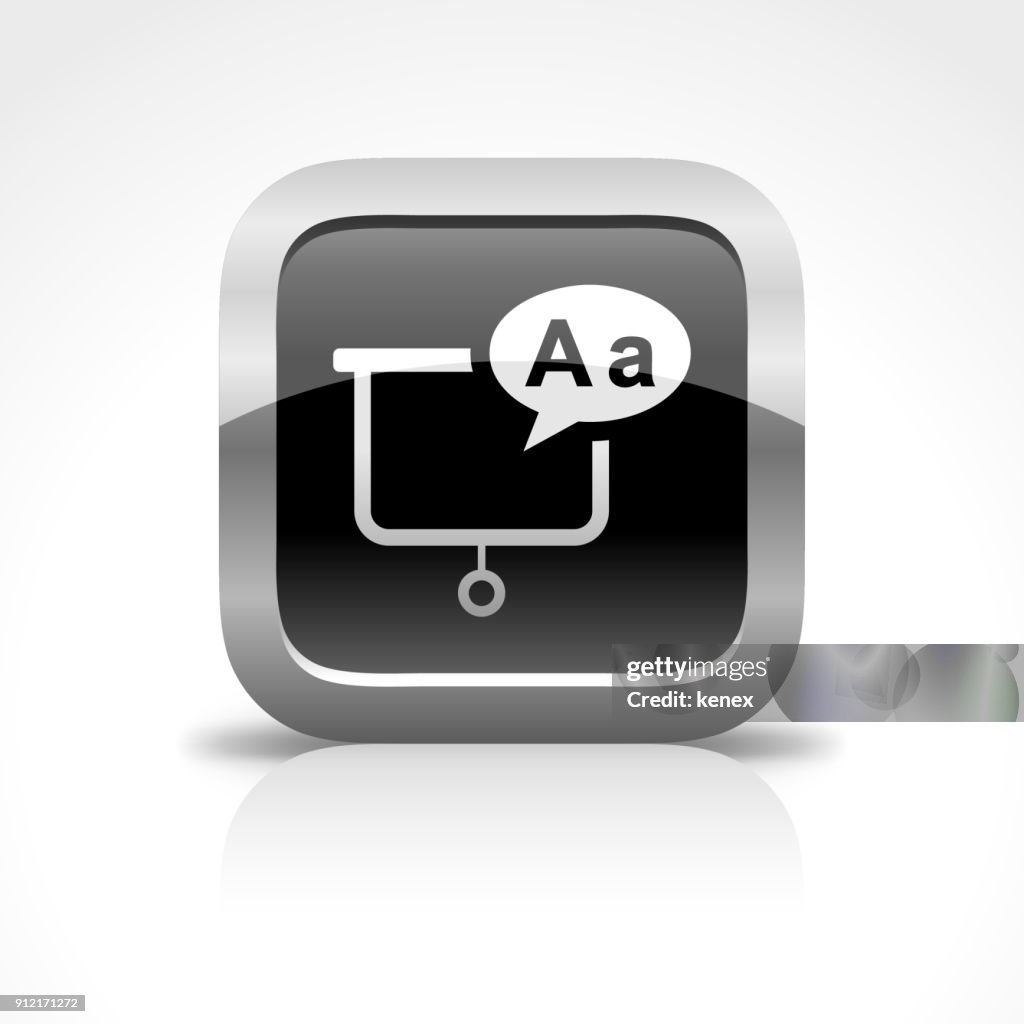 Bildung und Whiteboard-glänzend-Button-Symbol