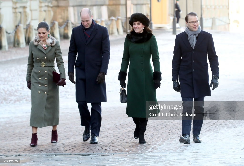 The Duke And Duchess Of Cambridge Visit Sweden And Norway - Day 1