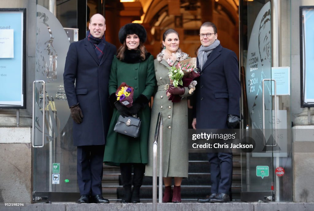 The Duke And Duchess Of Cambridge Visit Sweden And Norway - Day 1