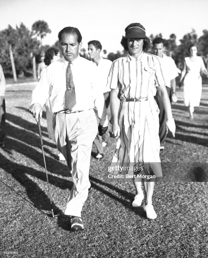 Harmon & Zaharias Play Golf