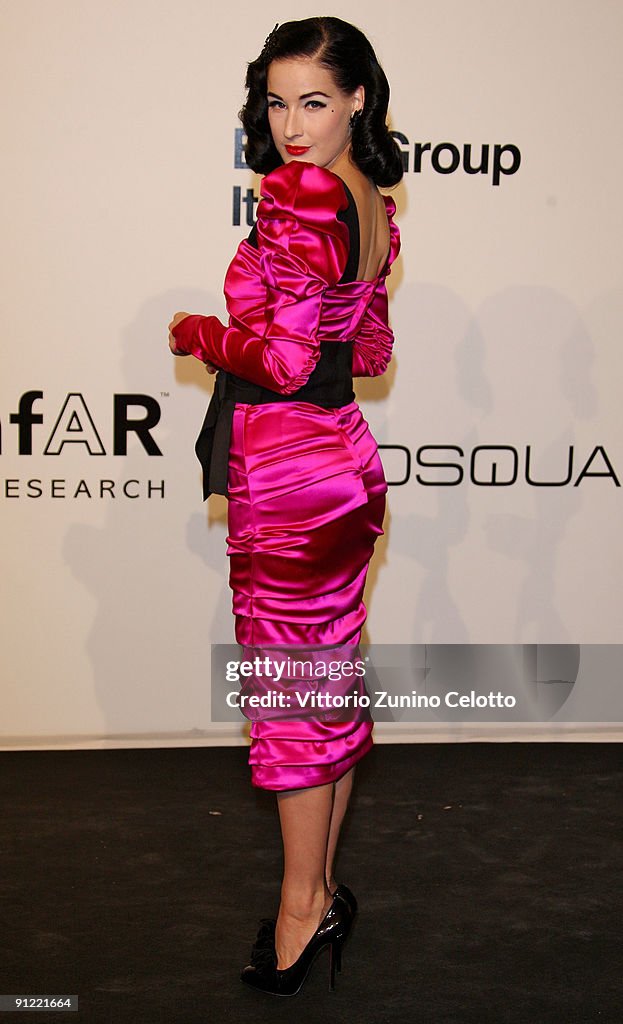 AmfAR's Inaugural Milan Fashion Week Event - Arrivals