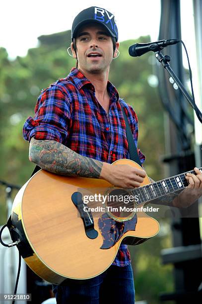 Chris Carrabba of Dashboard Confessional performs as part of 97.3 Alice Now & Zen 2009 at Sharon Meadow in Golden Gate Park on September 27, 2009 in...