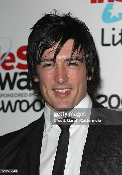 Adam Croasdell arrives at The Inside Soap Awards 2009 on September 28, 2009 in London, England.