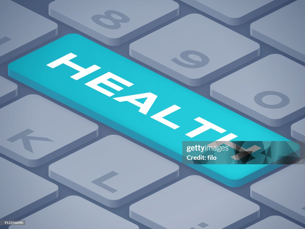 Health Button Health Button High-Res Vector Graphic - Getty Images
