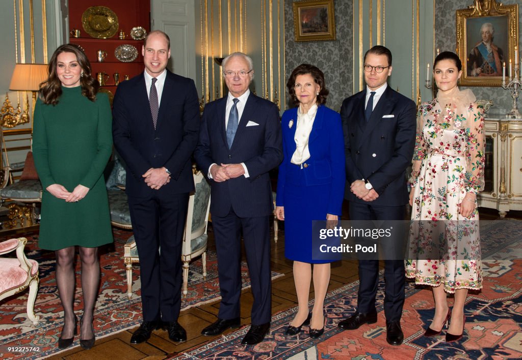 The Duke And Duchess Of Cambridge Visit Sweden And Norway - Day 1