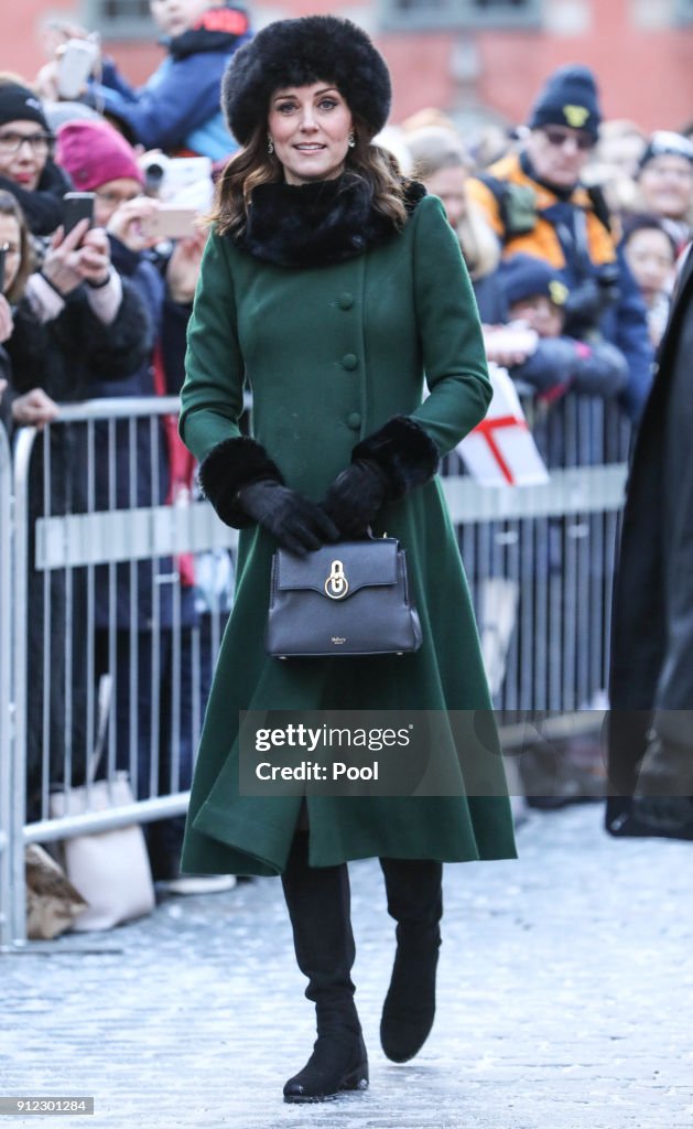 The Duke And Duchess Of Cambridge Visit Sweden And Norway - Day 1
