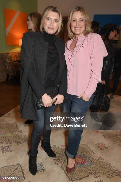 Tina Hobley and Mika Simmons attend an exclusive screening of "I, Tonya" hosted by Lady Garden in aid of Silent No More Gynaecological Cancer Fund at...