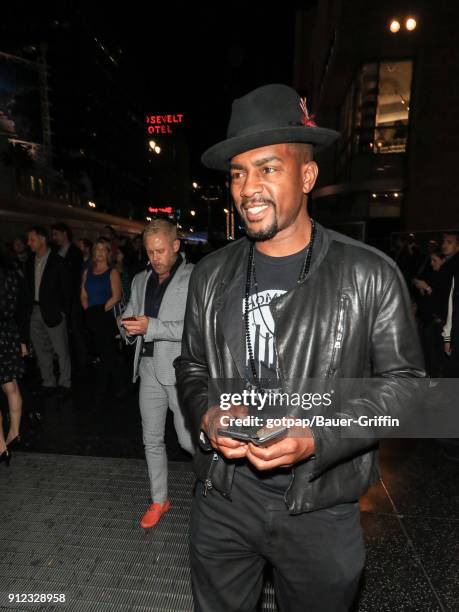 Bill Bellamy is seen on January 29, 2018 in Los Angeles, California.