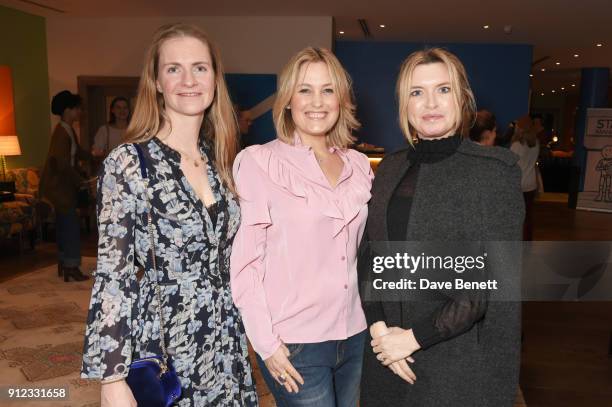 Chloe Delevingne, Mika Simmons and Tina Hobley attend an exclusive screening of "I, Tonya" hosted by Lady Garden in aid of Silent No More...