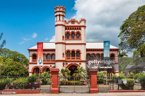 archbishop’s house in port of spain trinidad and tobago - port of spain stock pictures, royalty-free photos & images