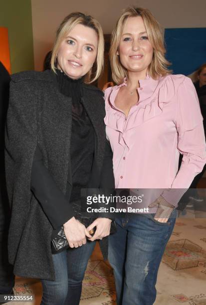 Tina Hobley and Mika Simmons attend an exclusive screening of "I, Tonya" hosted by Lady Garden in aid of Silent No More Gynaecological Cancer Fund at...