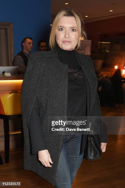 Tina Hobley attends an exclusive screening of "I, Tonya" hosted by Lady Garden in aid of Silent No More Gynaecological Cancer Fund at The Soho Hotel...