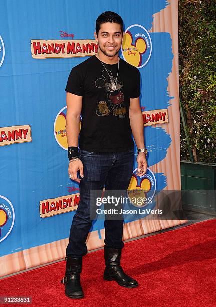 Actor Wilmer Valderrama attends the premiere of "Handy Manny Motorcycle Adventure" at ArcLight Cinemas on September 26, 2009 in Hollywood, California.