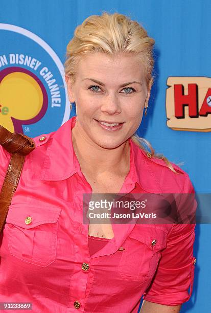 Actress Alison Sweeney attends the premiere of "Handy Manny Motorcycle Adventure" at ArcLight Cinemas on September 26, 2009 in Hollywood, California.