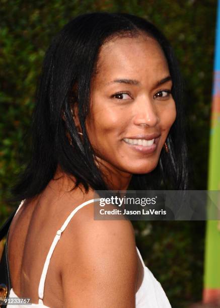 Actress Angela Bassett attends the premiere of "Handy Manny Motorcycle Adventure" at ArcLight Cinemas on September 26, 2009 in Hollywood, California.