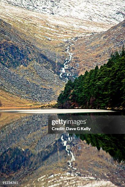 winter lake - lakes of killarney stock pictures, royalty-free photos & images