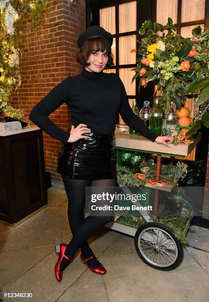 The launch of The Tanqueray No. TEN Table at Dalloway Terrace hosted by Gizzi Erskine on January 30, 2018 in London, England.