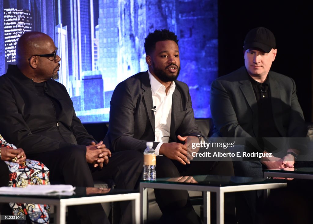 Marvel Studios' BLACK PANTHER Global Junket Press Conference