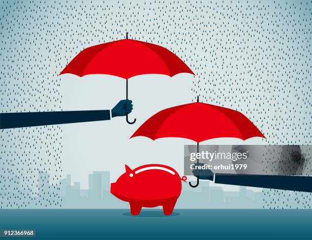 illustrazioni stock, clip art, cartoni animati e icone di tendenza di appoggiare - ombrello