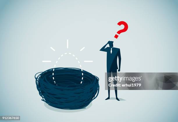 egg - ask yourself stock illustrations