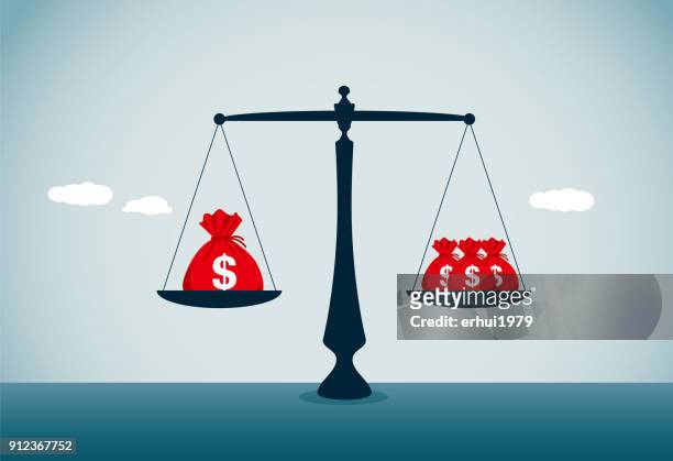 comparison - scales of justice stock illustrations