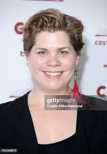 Katy Brand attends the 'Costa Book Awards' 2018 at Quaglinoâs on January 30, 2018 in London, Englan