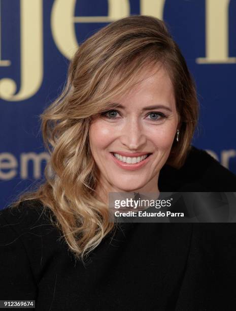 Actress Marta Larralde attends 'VII Premios Mujer Hoy' at Casino on January 30, 2018 in Madrid, Spain.