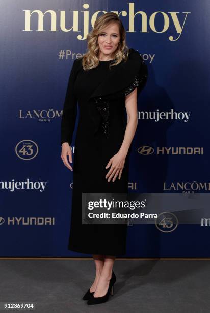 Actress Marta Larralde attends 'VII Premios Mujer Hoy' at Casino on January 30, 2018 in Madrid, Spain.