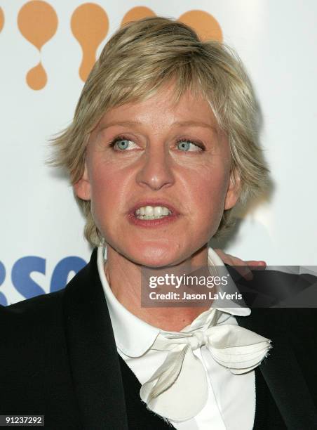 Comedian Ellen DeGeneres attends the 19th Annual GLAAD Media Awards at the Kodak Theater on April 26, 2008 in Hollywood, California.