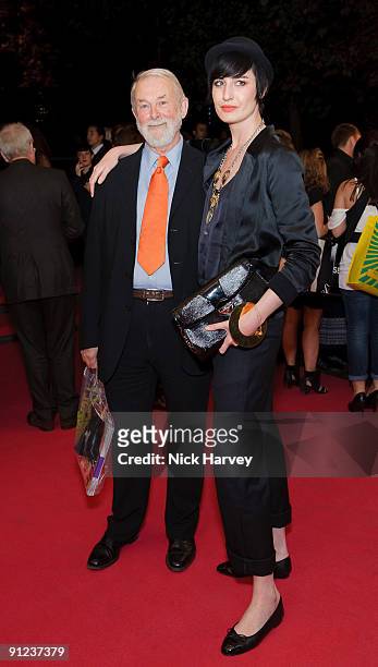 Colin MacDowell and Erin O'Connor attend Nick Knight's ShowStudio Opening Party as part of London Fashion Week Spring/Summer 2010 on September 21,...
