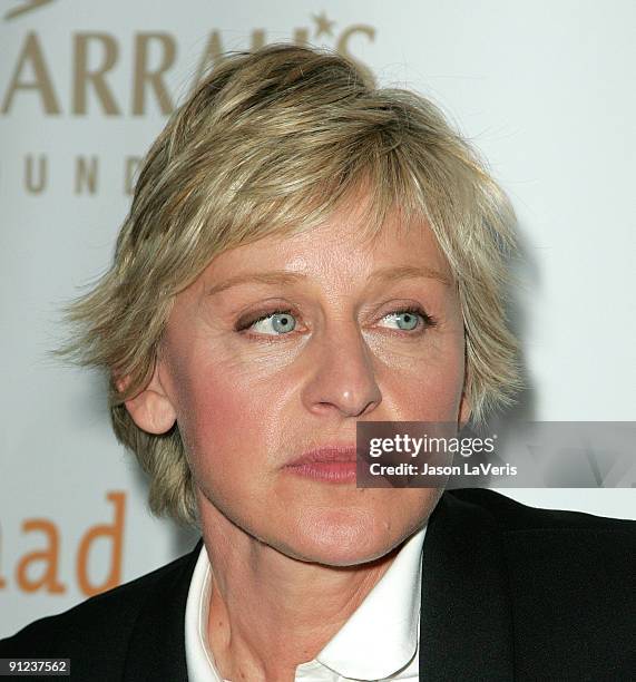 Comedian Ellen DeGeneres attends the 19th Annual GLAAD Media Awards at the Kodak Theater on April 26, 2008 in Hollywood, California.