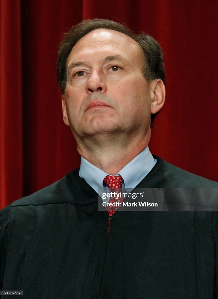 U.S. Supreme Court Justices Pose For Group Photo