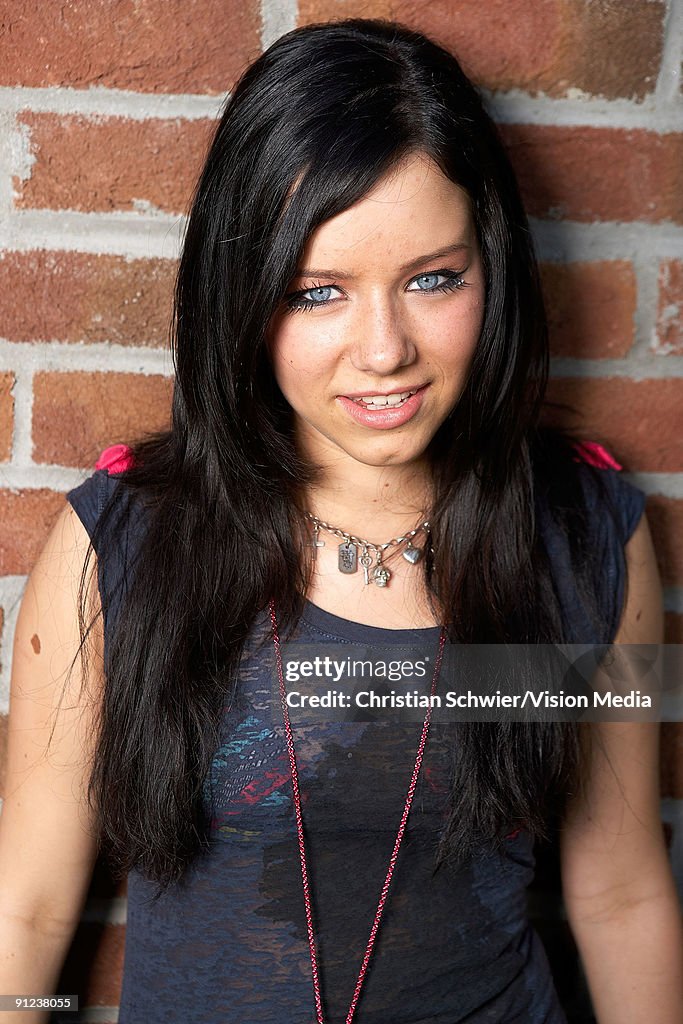 Selina Shirin Mueller poses during a photo session on June 16, 2008