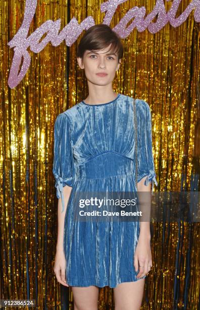 Lara Mullen attends the ALEXACHUNG Fantastic collection party on January 30, 2018 in London, England.