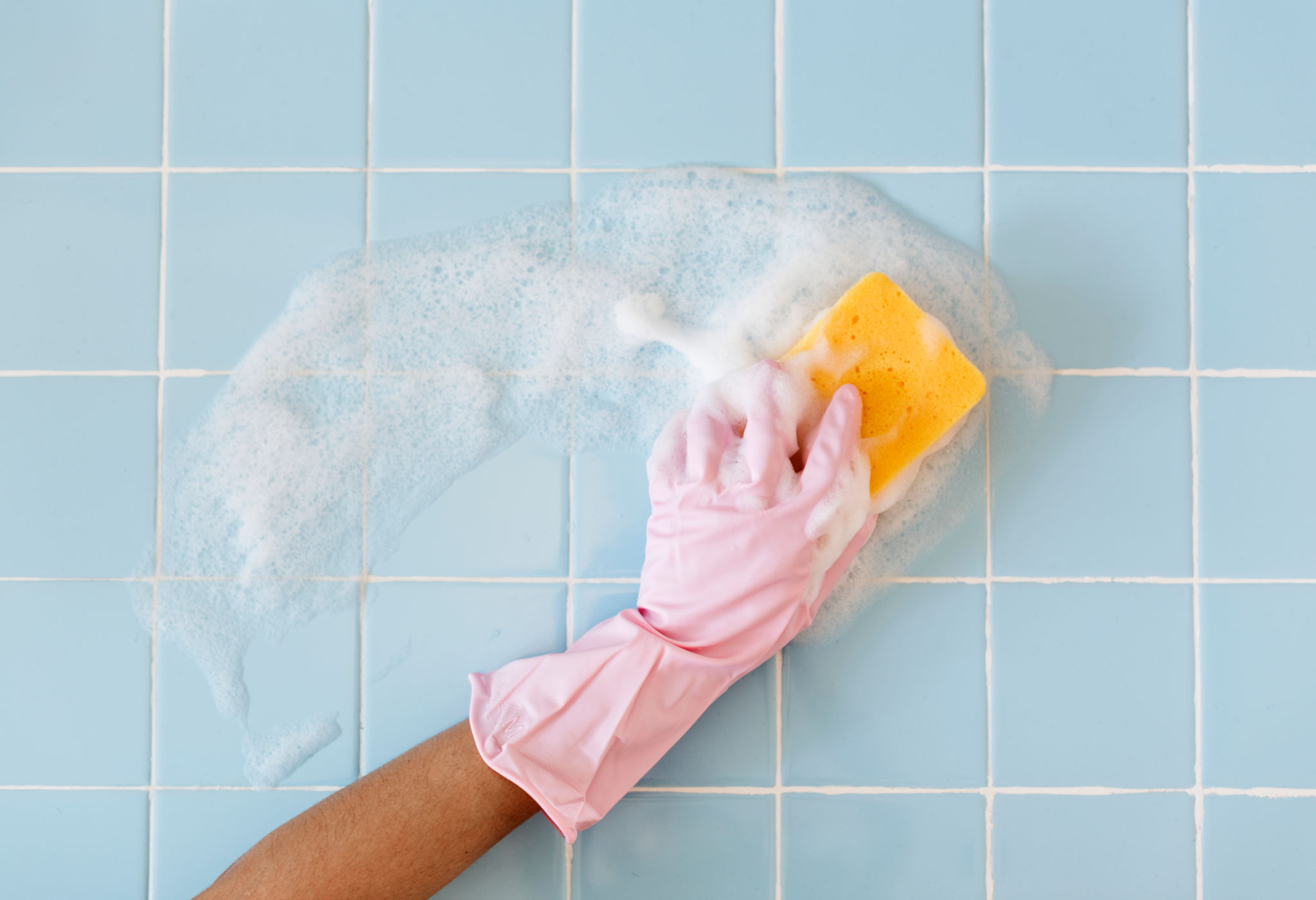 bathroom cleaning