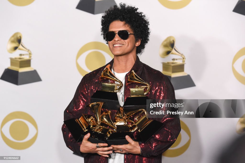 60th Annual GRAMMY Awards - Press Room