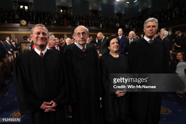 Supreme Court Chief Justice John G. Roberts, U.S. Supreme Court Associate Justice Stephen G. Breyer, U.S. Supreme Court Associate Justice Elena...