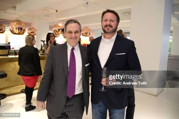 Robert Danzig, and Director of Business Development at Radiate David Cote attend the GLG celebration of Betty Liu and the launch of Radiate at GLG on...