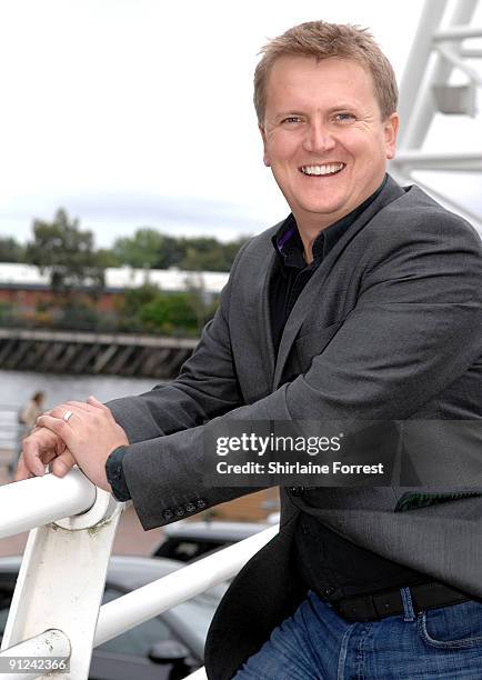 Aled Jones attends a photocall to launch White Christmas: The Musical at The Lowry on September 29, 2009 in Manchester, England.