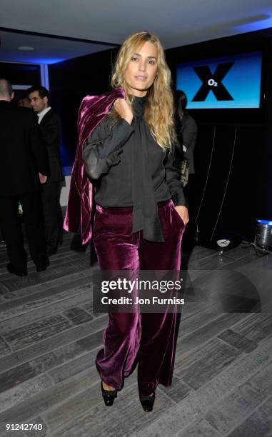 Yasmin Le Bon attends the 02 X Awards at the Paramount, Centrepoint on September 29, 2009 in London, England.