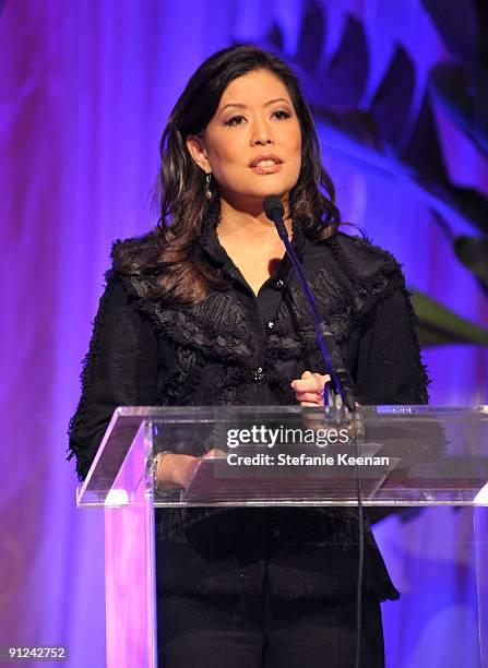 President/CEO Lifetime Andrea Wong speaks onstage during Variety's 1st Annual Power of Women Luncheon at the Beverly Wilshire Hotel on September 24,...