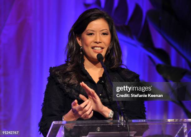 President/CEO Lifetime Andrea Wong speaks onstage during Variety's 1st Annual Power of Women Luncheon at the Beverly Wilshire Hotel on September 24,...