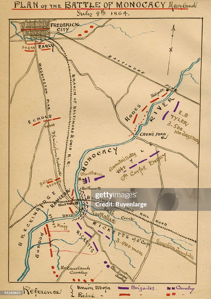 Map of Monocacy, Md. and vicinity.